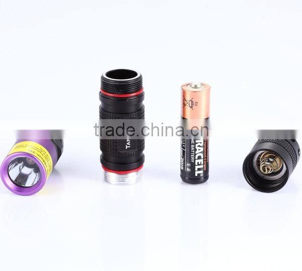 Quality is our culture 365nm 3W small uv light from Tank007 China NO.1 UV flashlights supplier