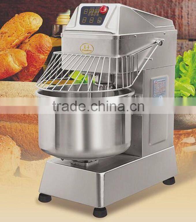 Double action Double speed Micro-panel 8 KG Small Spiral Dough Mixer