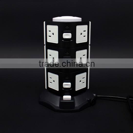 250v universal electrical extension multi power socket outlet
