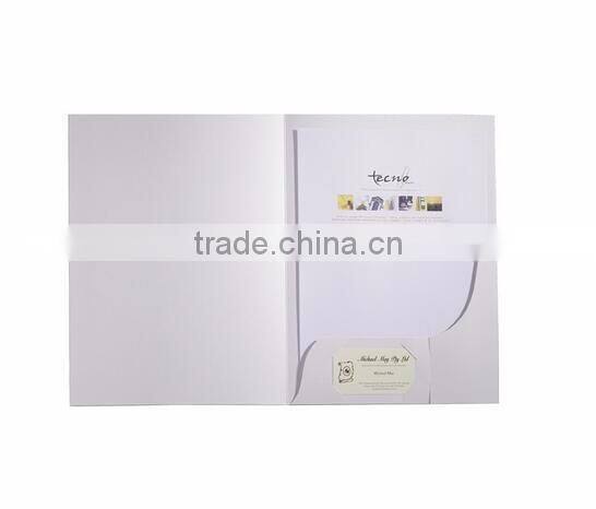 a4 two pocket folder, black paper folder