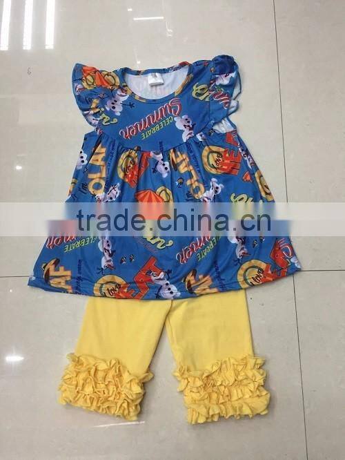 2016 new style polka dot dress girls boutique clothing wholesale baby girl dress