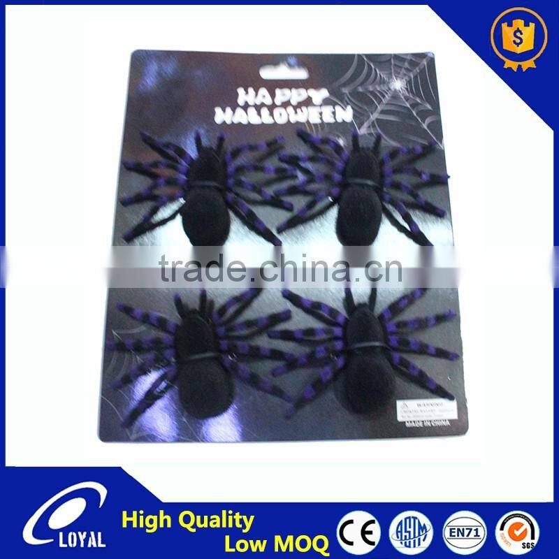 Horrible Scary Halloween Favor Spider Funny Realistic Plastic Toy Spider