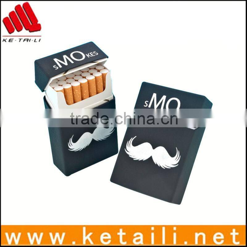 Cheap High Quality Cigarette case/ cigarette box/silicone cigarette pack cover with custom printing