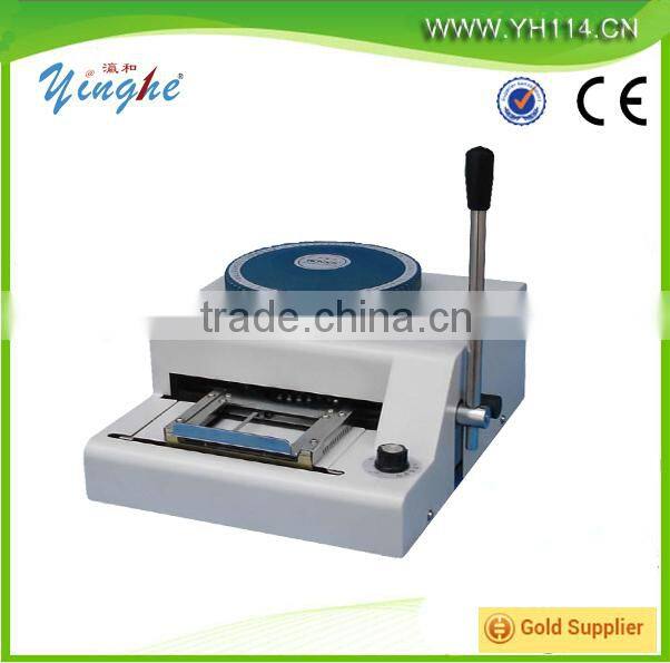 new model embosser machine for pvc card
