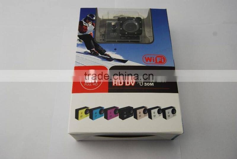 New Products 2016 Full HD 1080p 1.5" LCD Waterproof Diving 30M Wi fi Control Sport Action Camera SJ7000