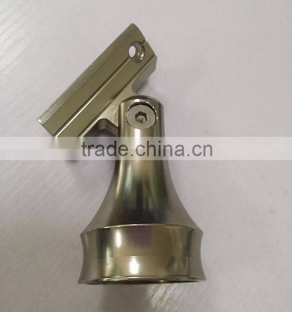 33.7mm Pipe Support 304 Stainless Steel Handrail Holder Mounted Glass Fitting
