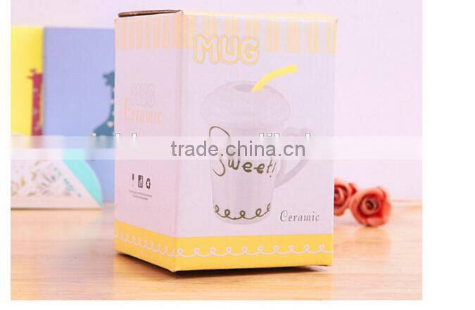 newest creative anger twist ceramic tea mug,unique promotional gift cup