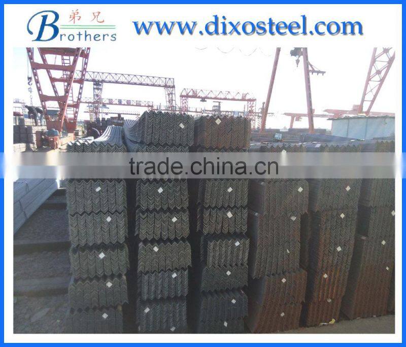 China constructional black mild steel angle