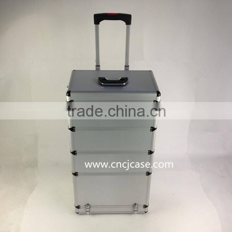 Multilayer aluminum trolley case