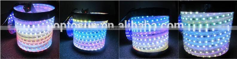 Magnetic Rope Lights Color Changing Strip Light DIY Flexible Strip 110-220V IP67