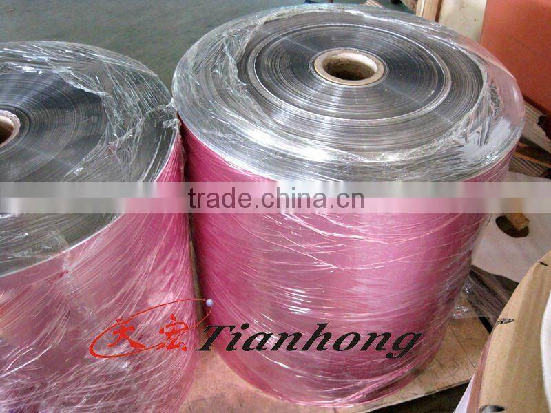 Red color cable insulation laminated Alu polyester foil