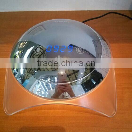 Intelligent touch sensor with clock dimmable led table lamp