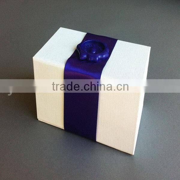 Hot sale beautiful custom logo boxing wedding boxes
