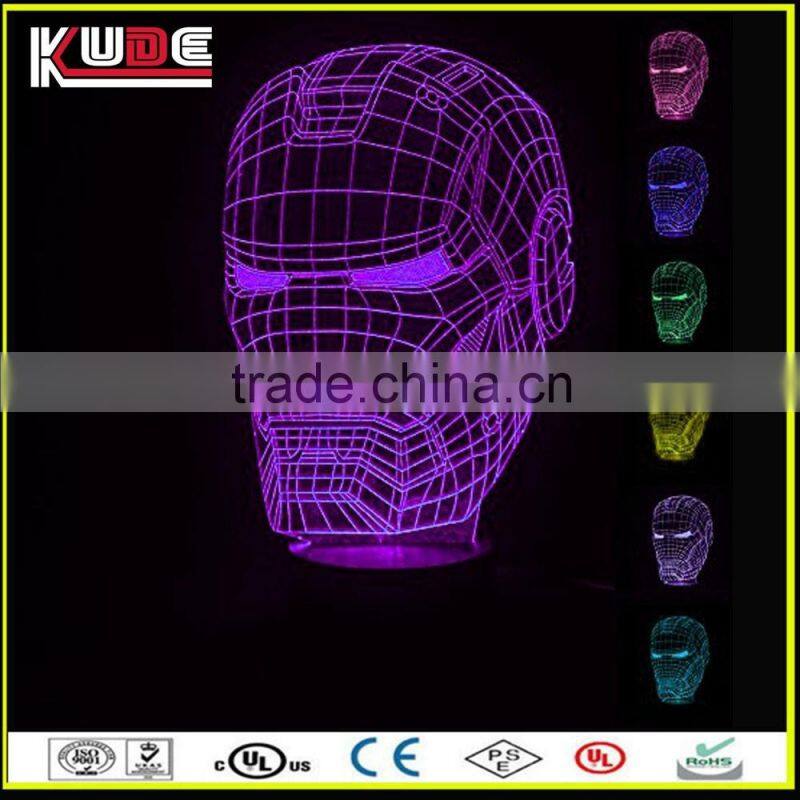 Foshan New Item 3D Illusion Fancy Table Lamps For Home Decoration