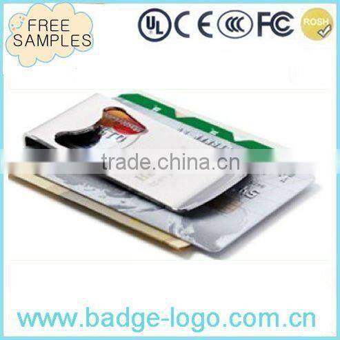 2016 New Engraved Metal Money Clip Holder