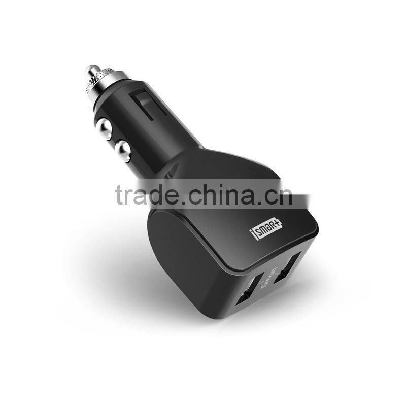 CE FCC ROHS 5V 4.8A 2 port USB car charger