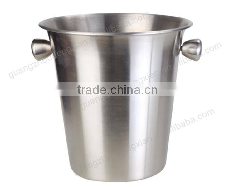 Large Capacity Antique Silver Ice Bucket