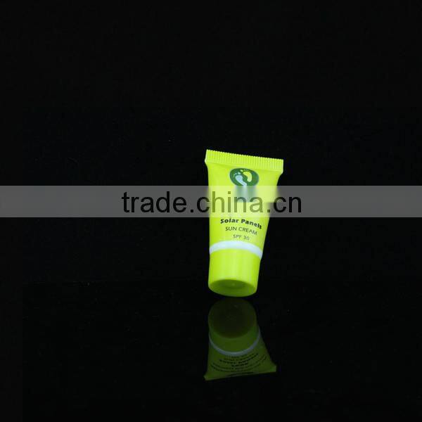 8ml plastic cosmetic sample sack test tube for make up with screw cap