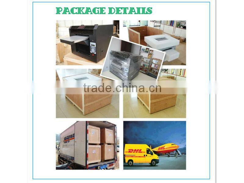 Cheap Price A4 Size T-shirt / Cotton / Fabric Multifunctional Digital Flatbed Printing Machine