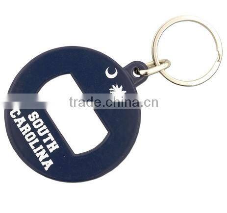Customized metal dirp gum bottle opener keychain