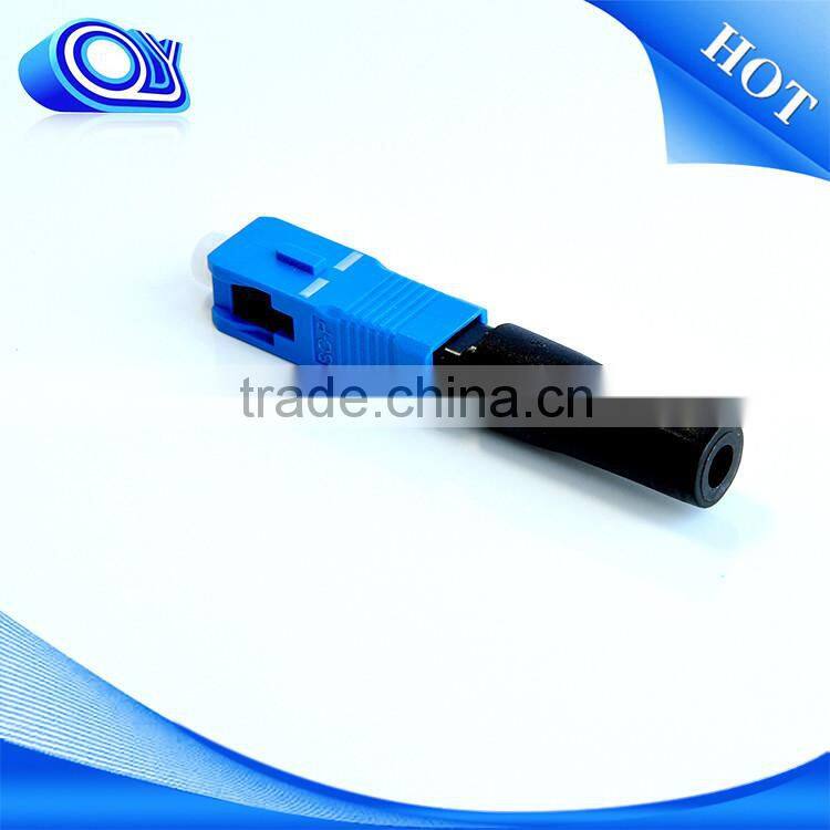 V-Shape SM Simplex SC-PC APC Fiber Fast Connector (FTTH)