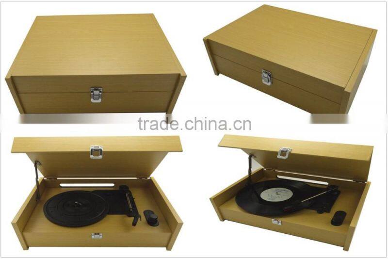 Rain Lane LP Turntable Music Box Retro Vinyl Record Player