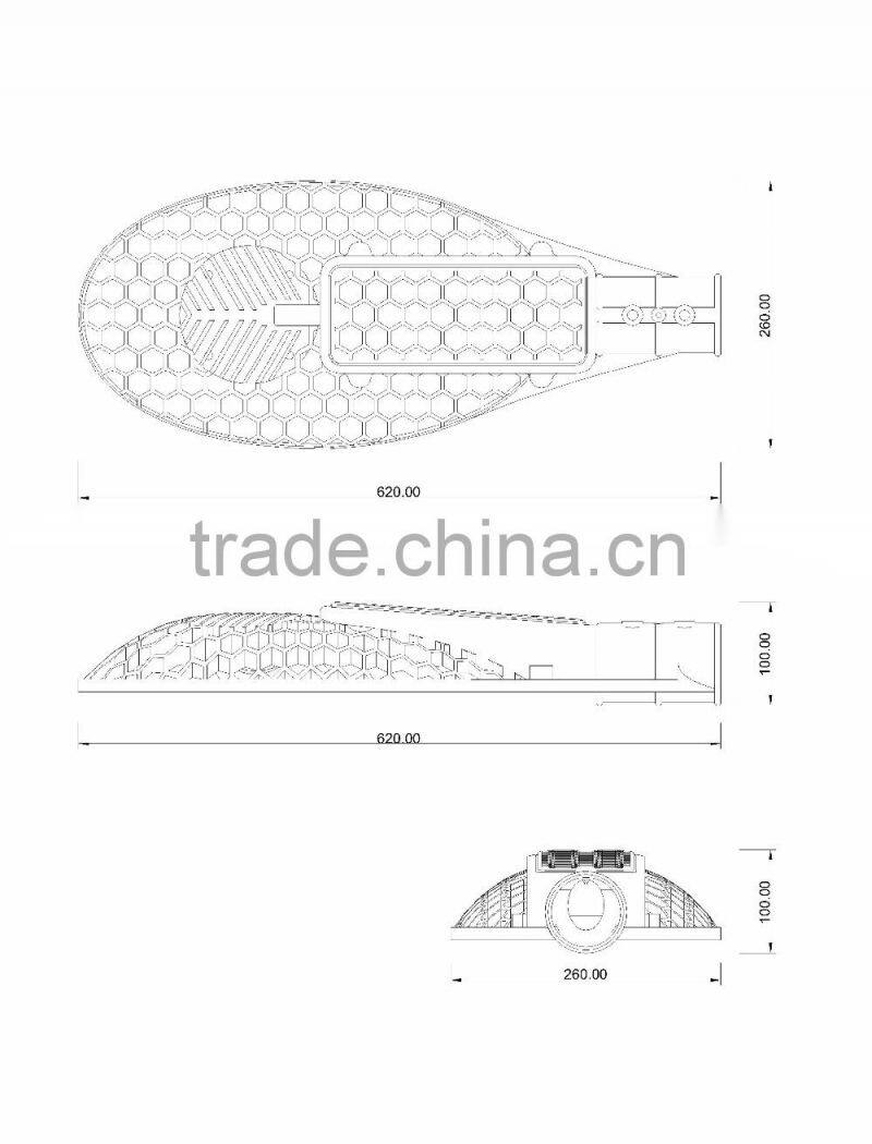 2016 unique honeycomb design 30W led street light for quality street lighting
