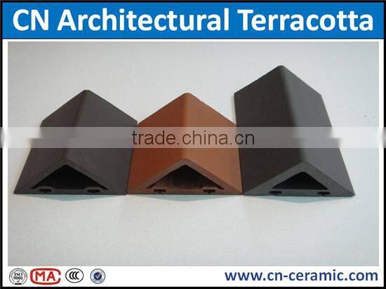 Building exterior wall decoration terracotta louver