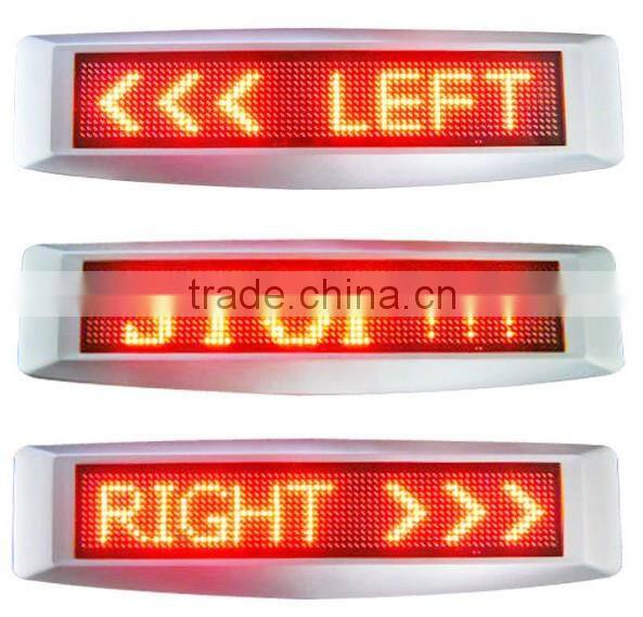 Motor carried led display