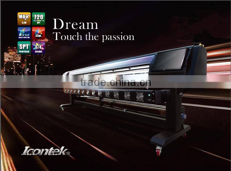 Competitive price 3.2m Icontek outdoor large printer