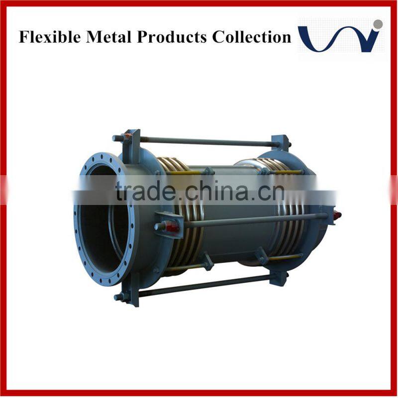 Flange type bellows pipe expansion joints connector