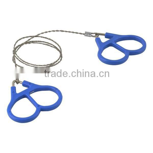 Emergency Survival Gear Outdoor Plastic Steel Wire Saw Ring Scroll Travel Camping Hiking Hunting Climbing Survival Tool