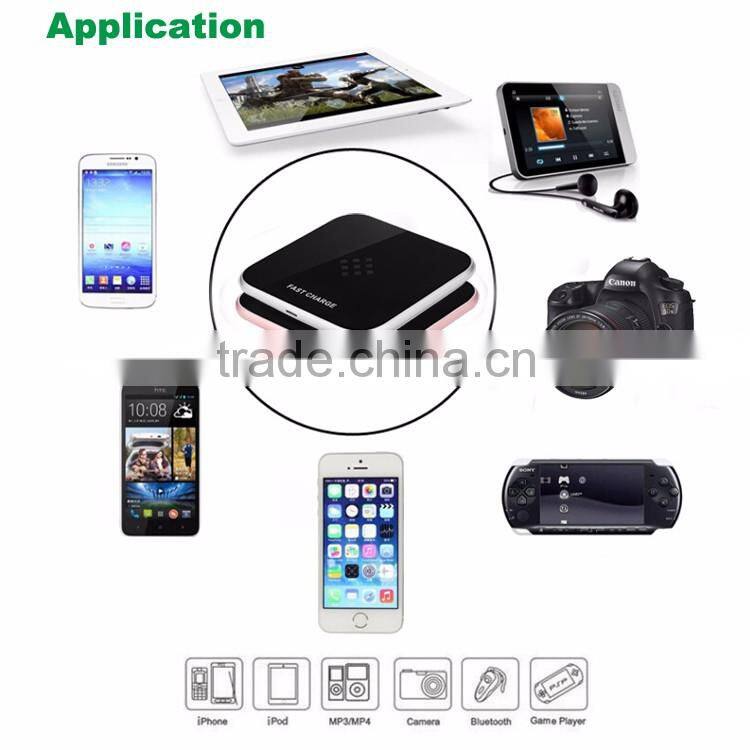 Wholesale for samsung galaxy S7 mobile ultra thin qi wireless charger fast charger