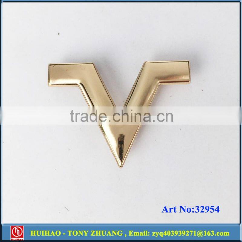 gold metal shoelace charm buckle shoe accessories