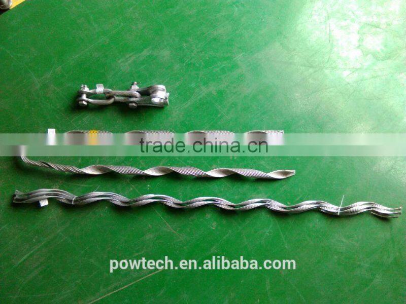 ADSS cable tension clamp (Two Amour rods)