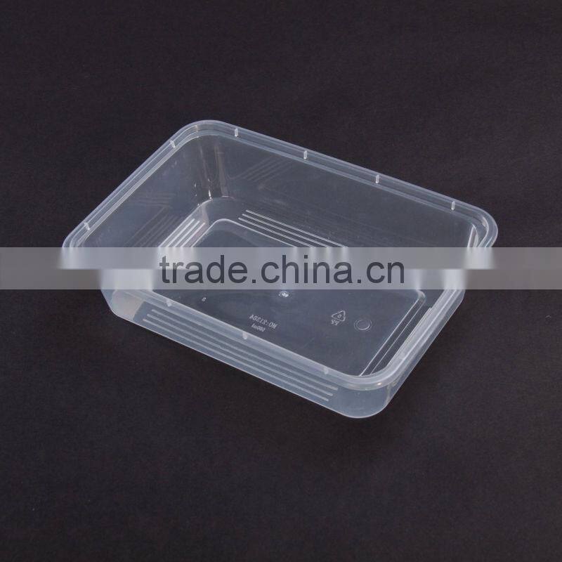 disposable PP plastic microwave lunch boxes