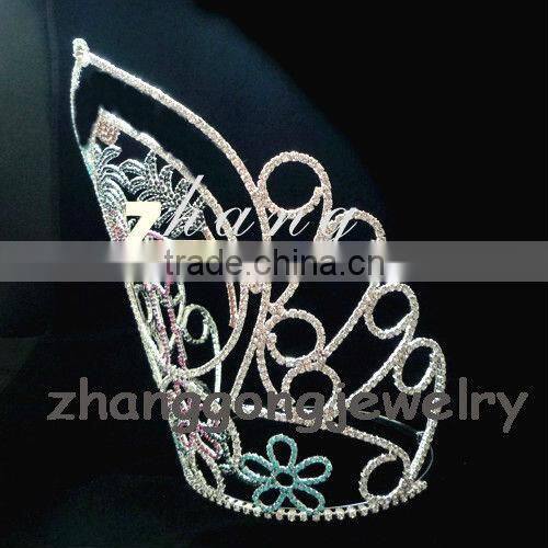 Custom design beauty diamond pageant crown