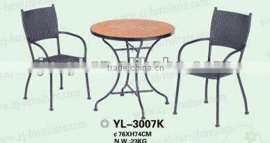 metal square mosaic garden furniture