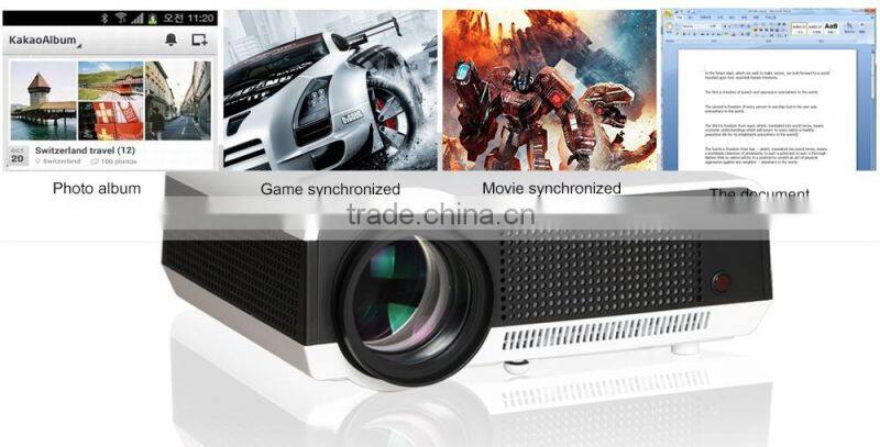 2016 Hot Sale! HD 1080p projector built in Android 4.4 OS and Dual Band 2.4G/5G Wi-Fi