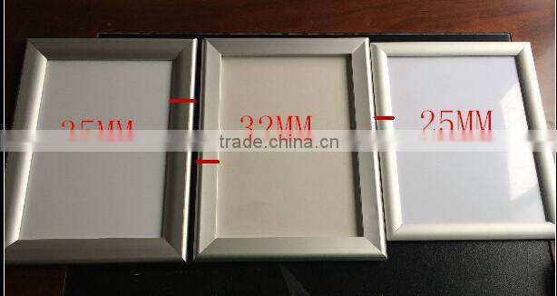 Aluminium snap channel frame, clip frame