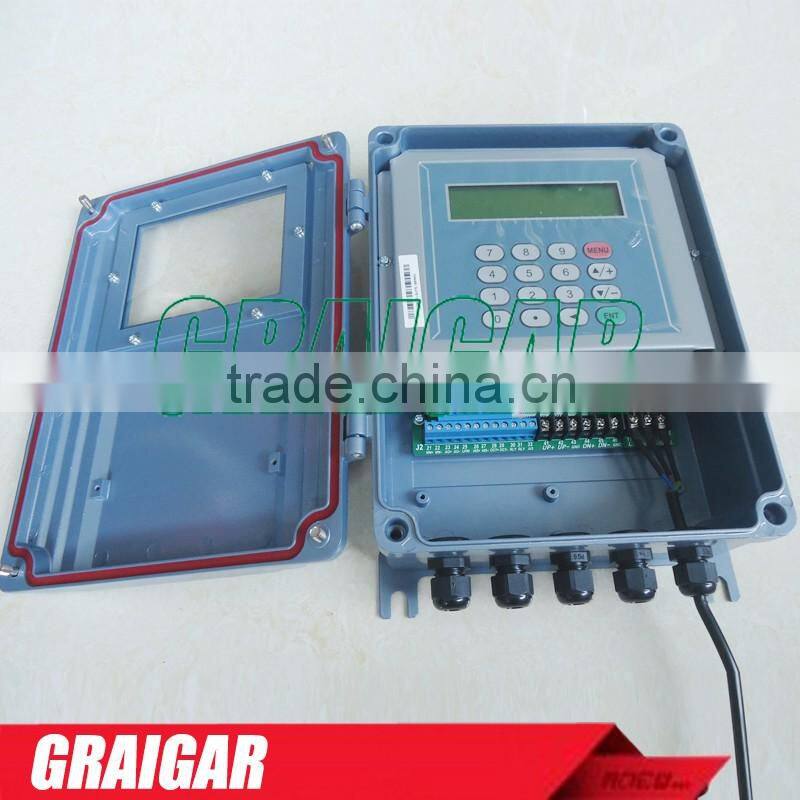 Fixed ultrasonic flow meter TDS-100F DN15-6000mm wall-mount Outside the clip-on digital flowmeter