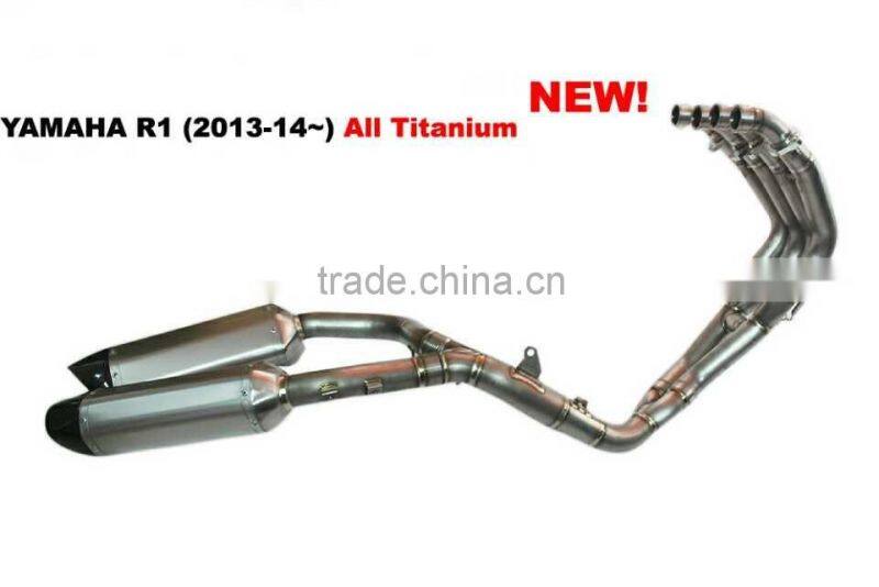 full titanium exhaust system for R1 2014~