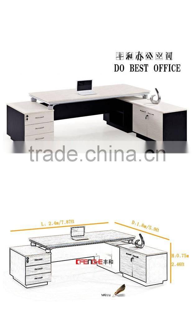 Wood Executive Table Office Furniture General Manager Table Design DK006