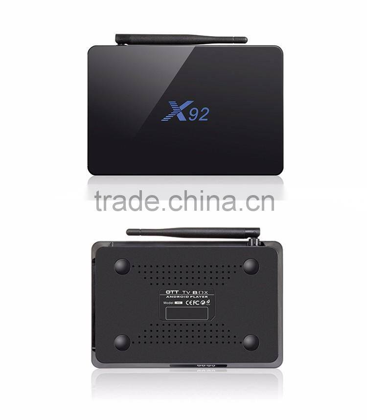 X92 octa-core T820MP3 GPU 5ghz wifi bt4.0 hdmi2.0 tv box