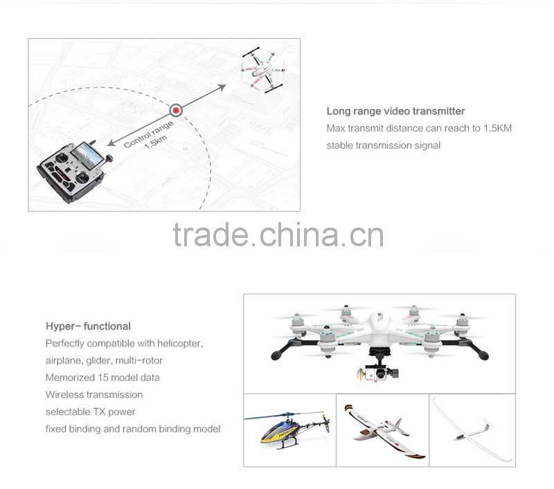 Walkera DEVO F12E Perfect FPV 12CH RC Transimitter with 5in LCD Screen Mode 2 Support 2.4GHz/5.8G 32CH Telemetry