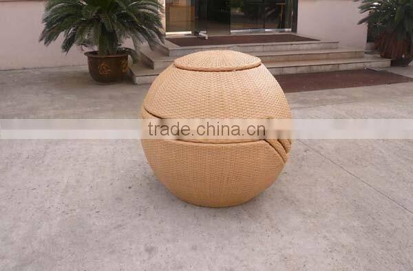 Outdoor Round Shape Stackable Wicker Sofa Set