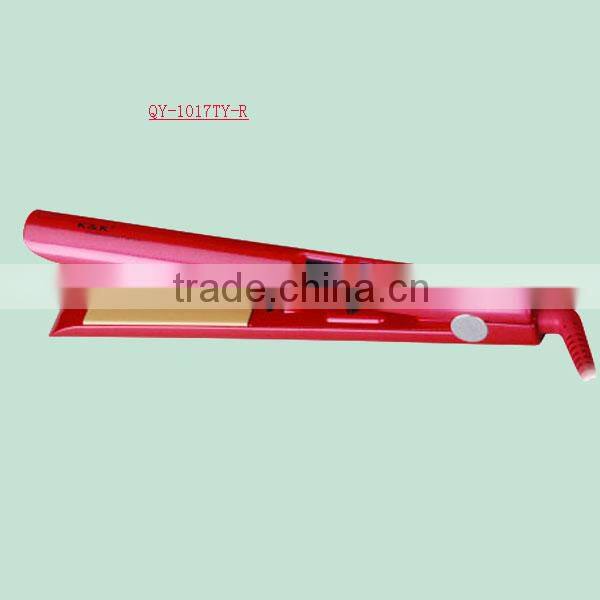 Ceramic coating plate Nano Ionic Hair Straightener with LCD