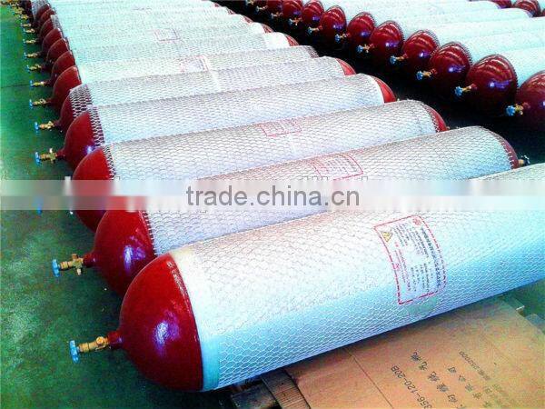 Type II glass fiber composite materials CNG cylinder