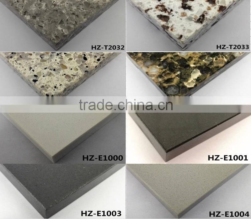 2016 Artificial Sparkle white quartz stone manufacturer