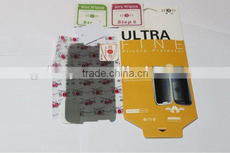 For sony xperia E black anti-spy screen protector for laptop